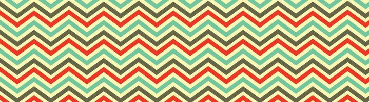 old retro vintage zig zag line pattern background vector