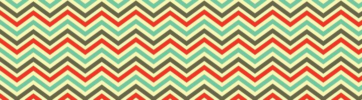 old retro vintage zig zag line pattern background vector