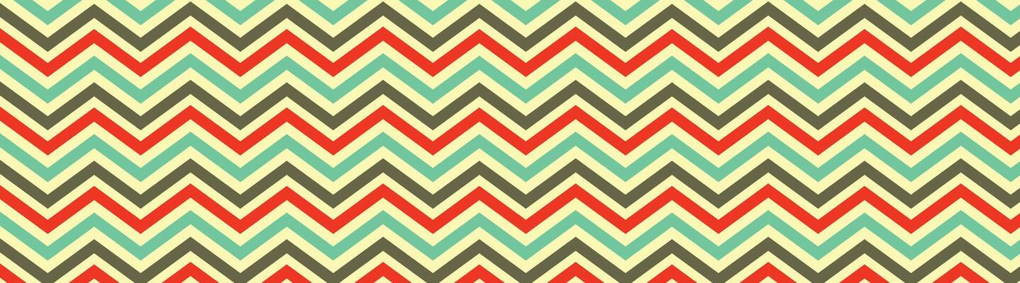 old retro vintage zig zag line pattern background