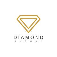 Diamond logo template and symbol vector