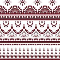 Mehndi Indian pattern. Mehndi Indian oriental pattern. Indian pattern style can be used in fabric design for clothing, textile, background, wallpaper, embroidery vector