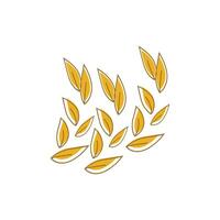 Agriculture wheat logo template and symbol vector