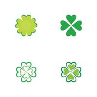 Clover logo template nature and symbol vector