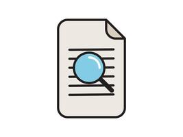 Icon depicting documents, suitable for web and mobile applications, isolated for use in graphic and design. Illustration a vector