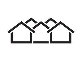 Icon a house representation, isolated against a clean background. This simple symbol evokes a sense of warmth and security, embodying the concept of home. vector