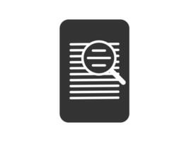 Illustration a icon depicting documents, suitable for web and mobile applications, isolated for use in graphic and design. vector