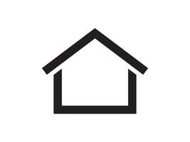 Icon a house representation, isolated against a clean background. This simple symbol evokes a sense of warmth and security, embodying the concept of home. vector