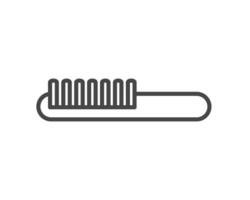 graphic icons of beauty in the form of combs for massage or darsonval procedures. vector