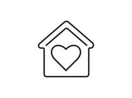 Icon a house representation, isolated against a clean background. This simple symbol evokes a sense of warmth and security, embodying the concept of home. vector