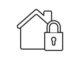 Icon a house representation, isolated against a clean background. This simple symbol evokes a sense of warmth and security, embodying the concept of home. vector
