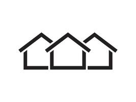 Icon a house representation, isolated against a clean background. This simple symbol evokes a sense of warmth and security, embodying the concept of home. vector