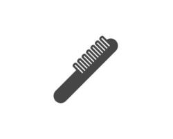 graphic black icons of beauty in the form of combs for massage or darsonval procedures. vector