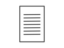 Illustration a icon depicting documents, suitable for web and mobile applications, isolated for use in graphic and design. vector