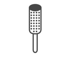 graphic icons of beauty in the form of combs for massage or darsonval procedures. vector