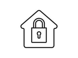 Icon a house representation, isolated against a clean background. This simple symbol evokes a sense of warmth and security, embodying the concept of home. vector