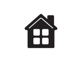 Icon a house representation, isolated against a clean background. This simple symbol evokes a sense of warmth and security, embodying the concept of home. vector