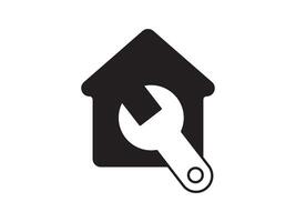 Icon a house representation, isolated against a clean background. This simple symbol evokes a sense of warmth and security, embodying the concept of home. vector