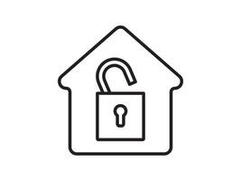 Icon a house representation, isolated against a clean background. This simple symbol evokes a sense of warmth and security, embodying the concept of home. vector