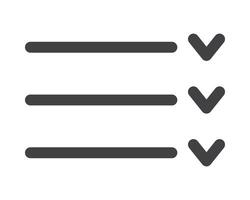 Hamburger menu icon, buttons for website, UI navigation, mobile app, presentation. design elements and user Interface icons. vector