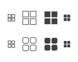 Hamburger menu icon, buttons for website, UI navigation, mobile app, presentation. design elements and user Interface icons. vector