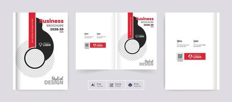 business brochure cover design or catalog template for multipurpose use vector