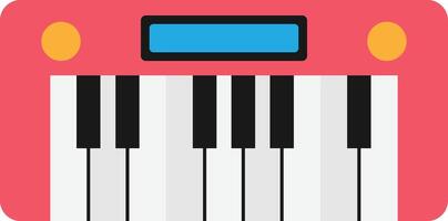 instrumento musical de piano vector