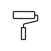 Paint roller icon vector