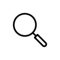 Search symbol icon vector