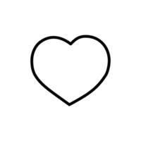 heart line icons vector