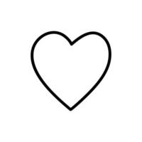 heart line icons vector