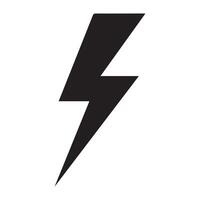 illustration of a thunderbolt with a circular design vector