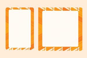 Social media frame with a summer theme for your graphic resource vector