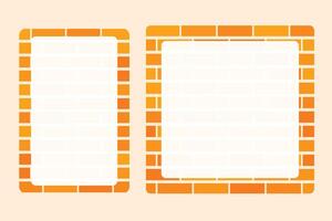 Social media frame with a summer theme for your graphic resource vector
