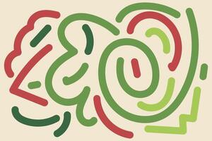 Christmas abstract doodle Background for Your Graphic Resource vector