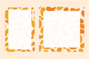 Social media frame with a summer theme for your graphic resource vector