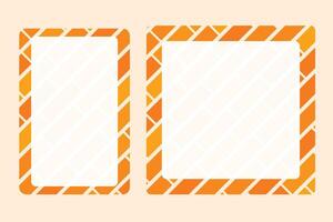 Social media frame with a summer theme for your graphic resource vector