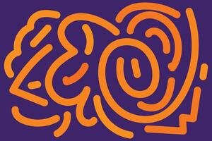 Halloween abstract doodle Background for Your Graphic Resource vector