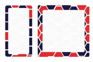 Social media frame with Independence Day theme for your graphic resource vector