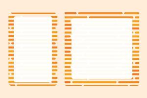 Social media frame with a summer theme for your graphic resource vector
