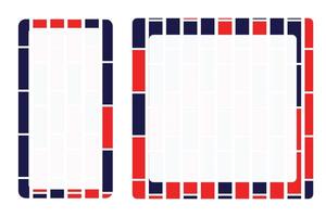 social medios de comunicación marco con independencia día tema para tu gráfico recurso vector