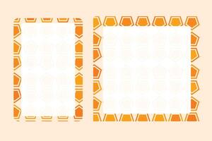 Social media frame with a summer theme for your graphic resource vector