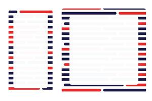 Social media frame with Independence Day theme for your graphic resource vector