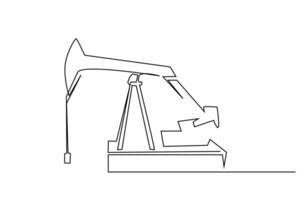 industry oil extraction refinery business object line art vector