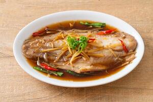 Steamed Fish with Soy Sauce photo