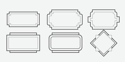 Decorative frame, frame that gave a change in size to the same design.Good frame for Certificate frame other vector