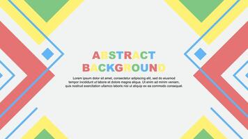 Abstract Colorful Background Design Template. Abstract Banner Wallpaper Illustration. Abstract Colorful Rainbow Illustration vector