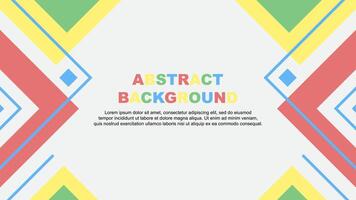 Abstract Colorful Background Design Template. Abstract Banner Wallpaper Illustration. Abstract Colorful Rainbow Illustration vector