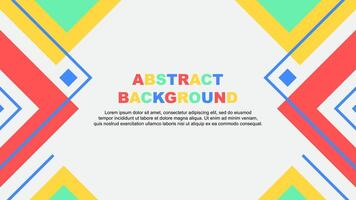 Abstract Background Design Template. Abstract Banner Wallpaper Illustration. Abstract Colorful Rainbow Illustration vector