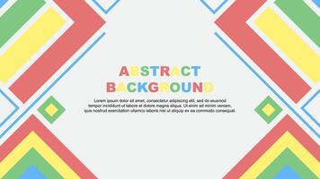 Abstract Colorful Background Design Template. Abstract Banner Wallpaper Illustration. Abstract Colorful Rainbow Flag vector