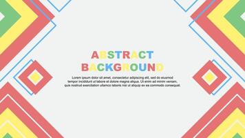Abstract Colorful Background Design Template. Abstract Banner Wallpaper Illustration. Abstract Colorful Rainbow Background vector